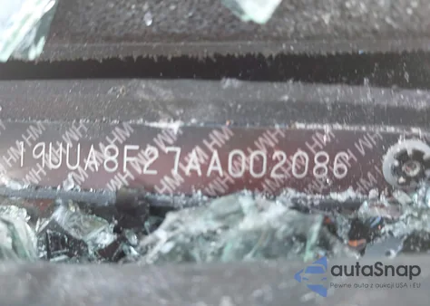 2010 Acura Tl 3.5 из США, поврежденный, VIN 19UUA8F27AA002086